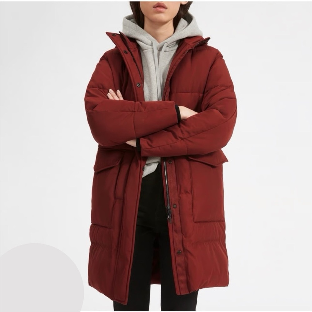 Everlane Renew Long Line Puffer Coat